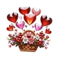 thumbnail image 2 of Día de La Madre Ornamento Colgante 2D Decoración Acrílica Artitudes de Colgante Patrones Del Corazón Patrones de Flores para Regalos Día de La Mujer, 2 of 7