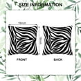 thumbnail image 2 of Throw Pillow Cover Case Zebra Print Pillow Covers 18x18 Inch Set of 2,Soft Decorative Throw Pillow Case for Living Room Bedroom Sofa Couch Cushion Covers, 2 of 6