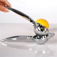 thumbnail image 3 of Exprimidor de limón grande, prensa manual de jugo de aleación de zinc para frutas cítricas, exprimidor de frutas de acero inoxidable, 3 of 5