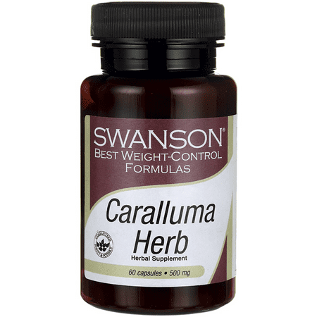 Swanson Caralluma Herb 500 mg 60 Caps (Best Herbs For Overall Health)