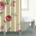 thumbnail image 5 of Waterproof Pioneer Shower Curtain 84x72 Inch Polyester Unique Colorful Floral Shower Curtain for Bathroom Hotel Home Decor with 12 Plastic Hooks, 5 of 5