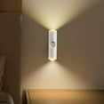 thumbnail image 6 of Rechargeable Motion Sensor LED Night Light, RGB Color Changing Ambient Light with Magnetic & Adhesive Mount, Punch-Free Installation for Cabinet, Stair, Wardrobe, Closet(1PC, 7Colors), 6 of 8