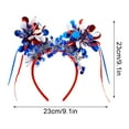 thumbnail image 3 of JMKQLZ 2025 American Independence Day Party Headwear July 4th National Day Party Decoration Accessories USA Stars and Stripes Headband,Ribbon Hair Decoration Cute Hair Hoop for Women Girls Kids, 3 of 6