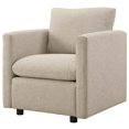 thumbnail image 5 of Armchair and Sofa Set, Fabric, Beige, Modern Contemporary Urban Design, Living Lounge Room Hotel Lobby Hospitality, 5 of 6