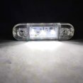 thumbnail image 2 of Side Marker Lights, 10pcs 3LED Car Marker Lights Car Side Indicators Lights 12V 24V Front Rear Side Light Position Lamps for Truck Lorry, 2 of 8