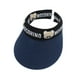 thumbnail image 4 of Sombrero para el sol para niños, ala ancha, sombrero de copa vacía, protección solar, sombreros para niñas, sombreros bonitos Sombrero de Paja Azul, 4 of 8