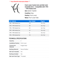 thumbnail image 2 of Front Lower Control Arm and Ball Joint Assembly Set 2 - Compatible with 1992 - 1995 Honda Civic 1993 1994, 2 of 2