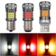 thumbnail image 1 of Intelligent Temperature Control Anti Stroboscopic Steering Lamp 180 ° Irradiation Turn Lamp 6000k/3000k Led High Density Wick3157 T25 yellowUnited States He Qiyong unisex, 1 of 1