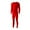 Red, variant on Chbgutlmr Men's Thermal Underwear Set Long Sleeve Crew Neck Shirts Ankle Length High Rise Leggings Casual Comfy Warm Outfits