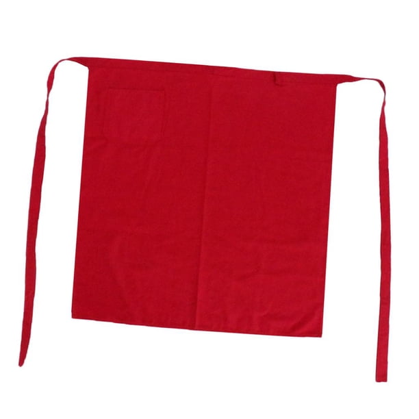 Delantal de Ropa de Cocinero Accesorios Artesanía Manualidad Electrodoméstico Hogar carmesí Gloria Delantal de cintura de cocina de catering