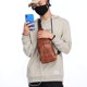 thumbnail image 5 of Bandolera BULLCAPTAIN de piel auténtica con puerto USB para hombre, 5 of 6