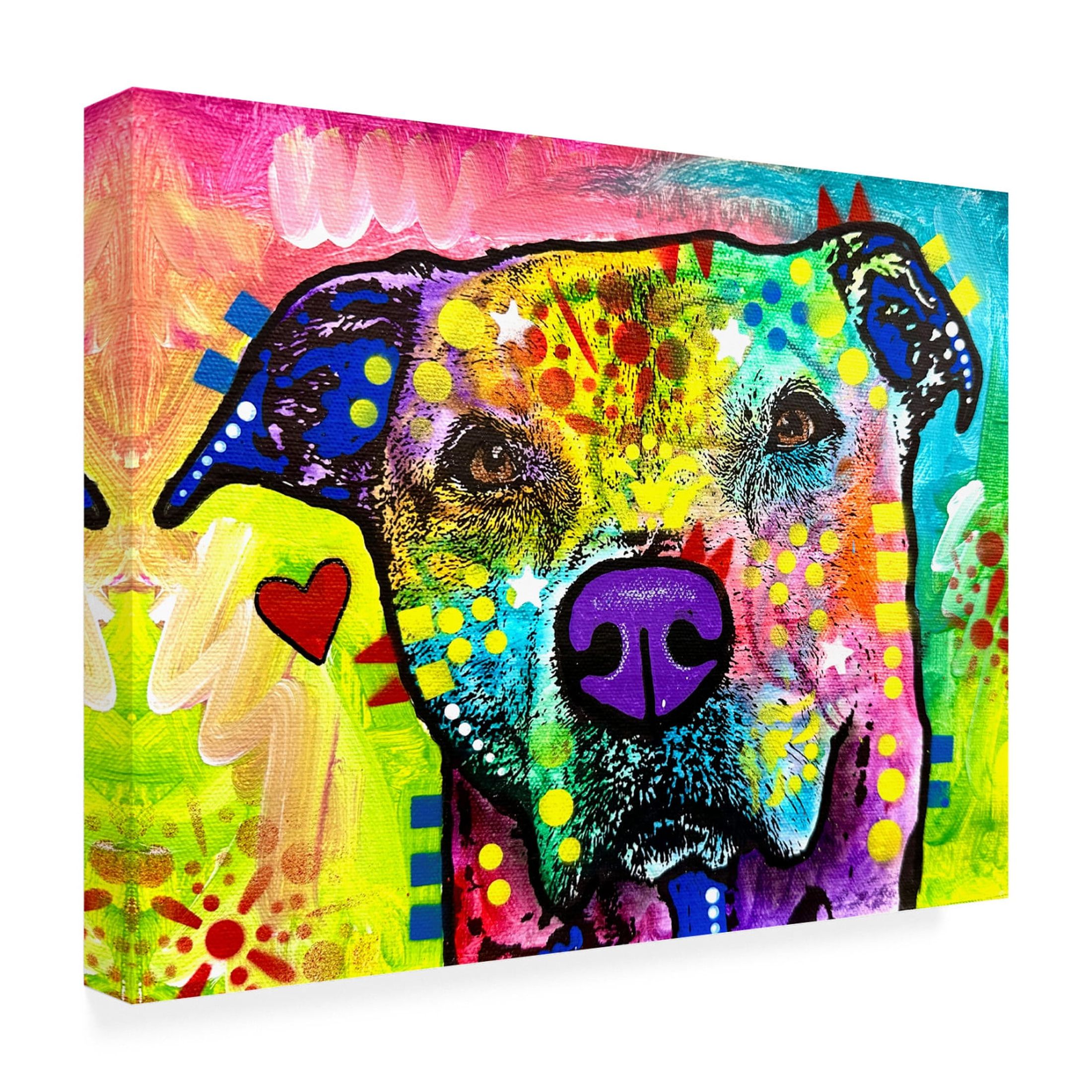 Canvas Wall Art - Dean Russo- Exclusive 'Don't' Wall Art for Living Room, Bedroom, or Office Décor by Trademark Fine Art - 24 x 18 Inches