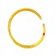 thumbnail image 1 of Pulsera chapada en oro para mujer, brazalete abierto de estilo antiguo, 1 of 2