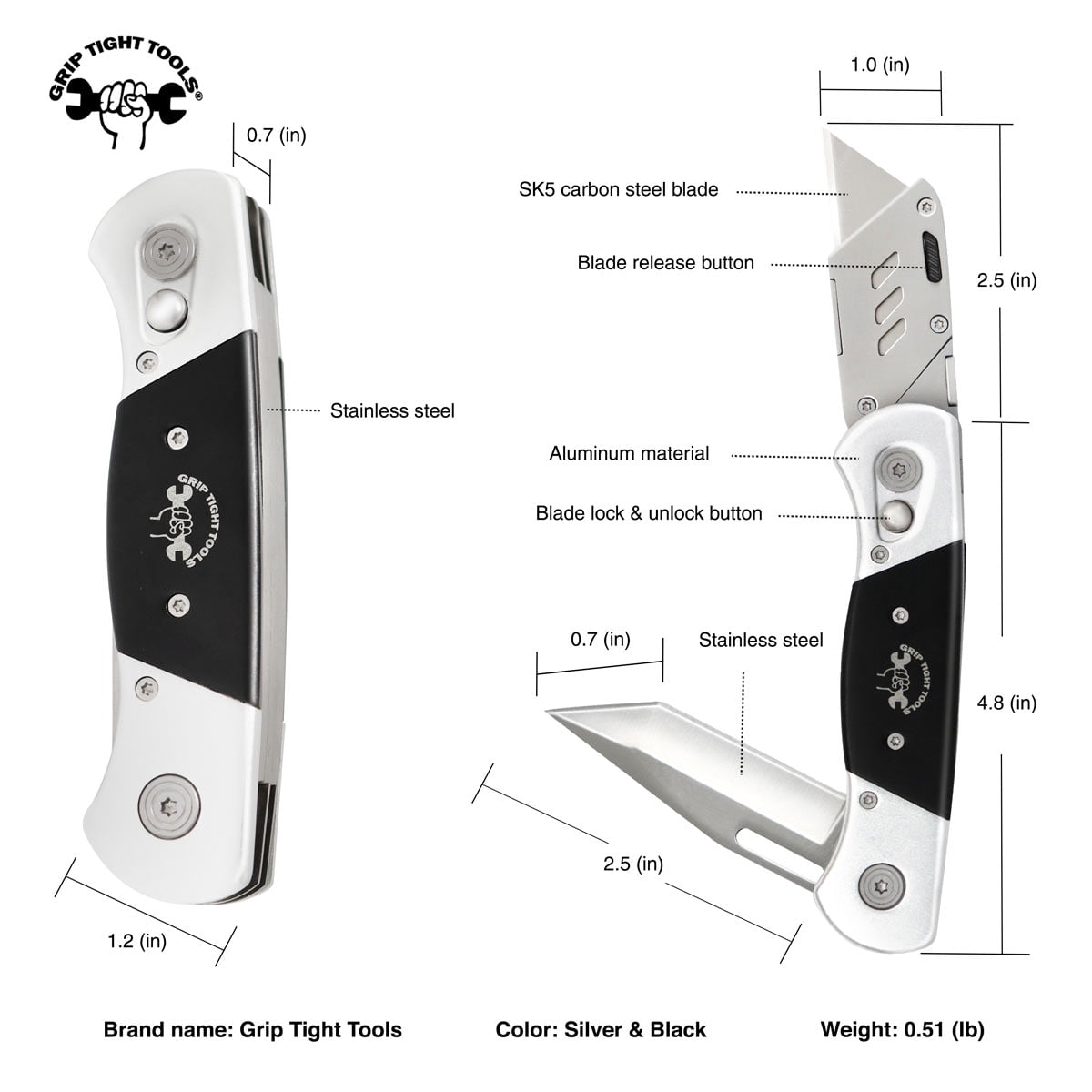 Professional Folding Utility & Pocket Knife