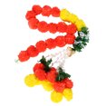 thumbnail image 1 of KAKOWELY Guirnalda de caléndula para decoración de bodas y festivales. Flores artificiales de caléndula para pooja y decoración del hogar., 1 of 4