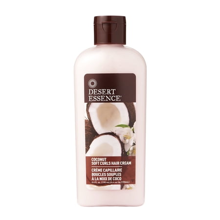 Desert Essence Soft Curls Hair Cream Coconut - 6.4 Fl Oz
