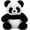Panda, variant on 8inch Fox Stuffed Animal, Stuffed Foxes Plushie Toys Birthday for Kids (Fox)