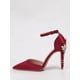 thumbnail image 4 of opean And American Style Luxurious & Women's Shoes, Stiletto High Heels With Metal Flower Decoration, Pointed Toe Satin Ankle Strap Sandals, L, 4 of 4