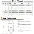 thumbnail image 2 of Generic Womens One Piece Swimsuits Push Up Tummy Control Bathing Suit Cutout Ruched Slimming Swim Suits Swimwear, 2 of 3