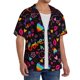 thumbnail image 2 of Fotbe Lgbt Rainbow For Pride Camisa Estampada de Manga Corta para Hombre, Casual de Verano, Estilo Playero, Sin Arrugas-Medium, 2 of 5