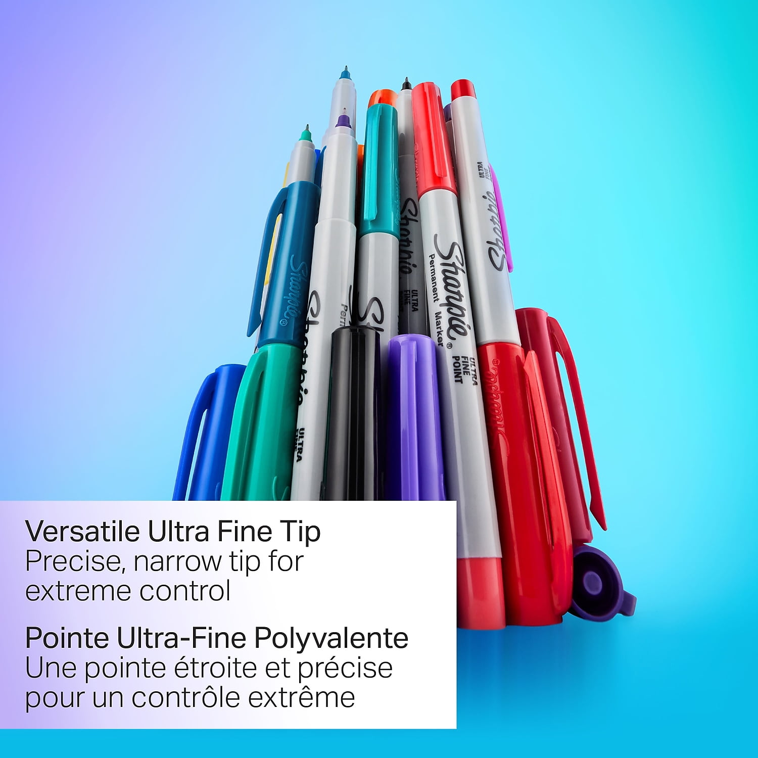 Sharpie Color Burst Ultra Fine Permanent Markers, Assorted Colors, 24 Count  