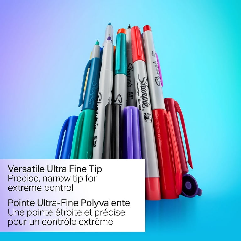 Sharpie Color Burst Ultra Fine Permanent Markers, Assorted Colors