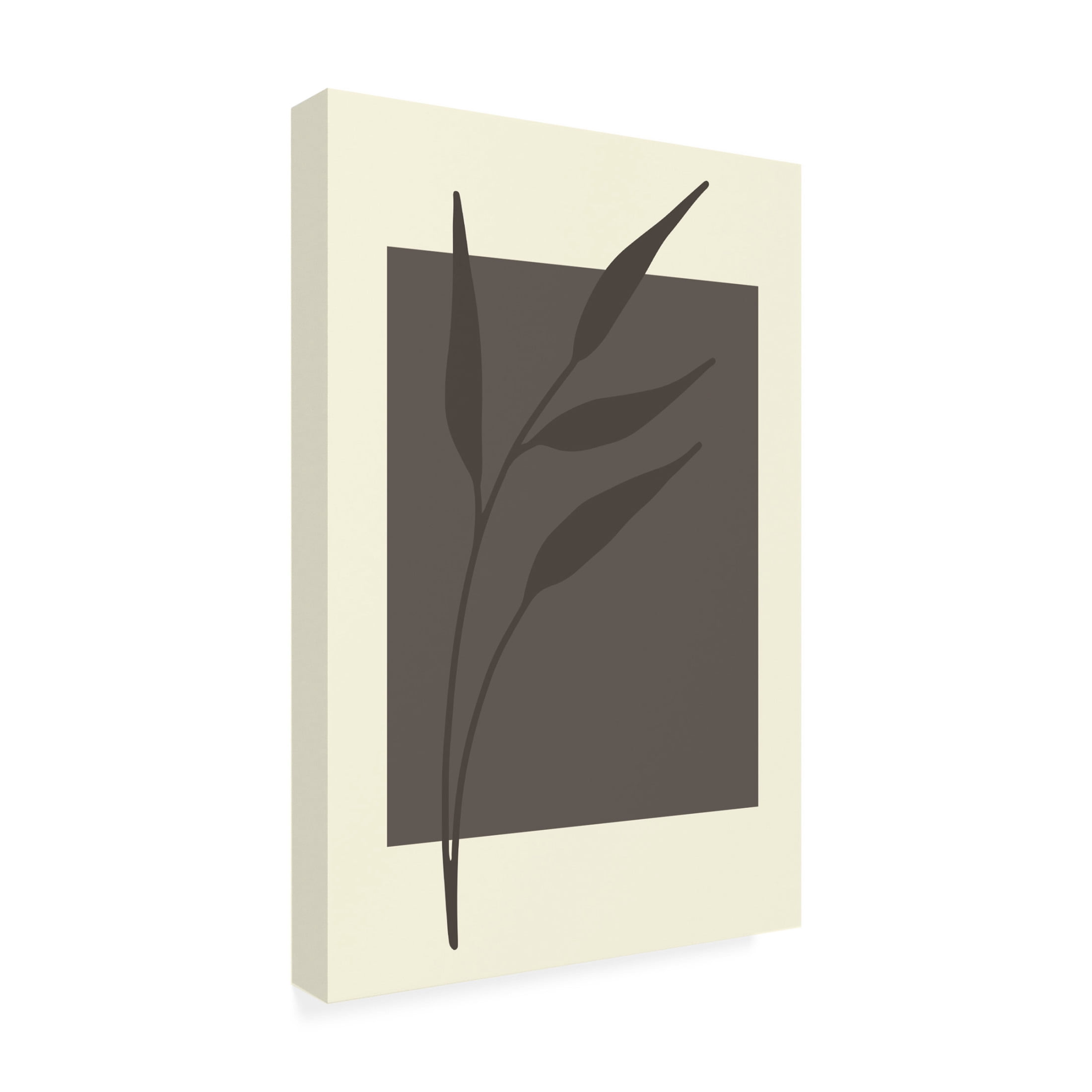 Trademark Fine Art jay stanley Abstract Minimal Plants 4 Canvas Wall Art