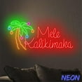 thumbnail image 4 of Handmadetneonsign Mele Kalikimaka Neon Sign, Merry Christmas Led Sign, Palm Tree Hawaii Neon Light, Hawaiian Xmas Decor 82804, 4 of 5