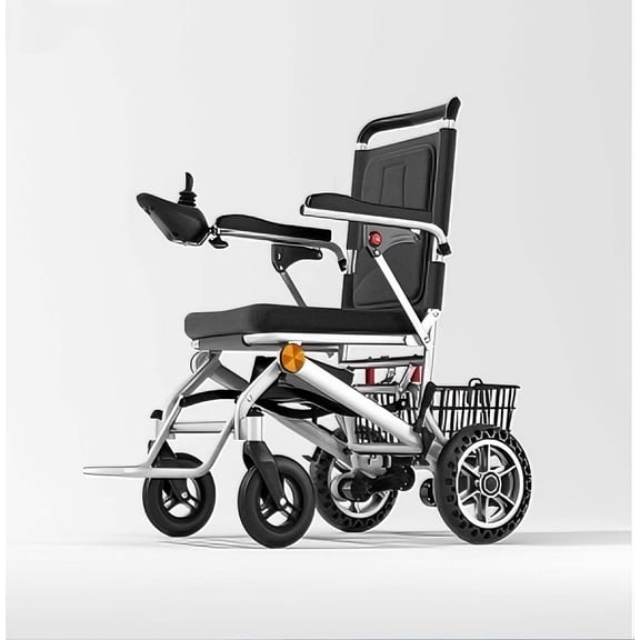 All-Terrain Electric Wheelchair, Ultra-Light Portable for Adult Everyday Use