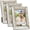 White Driftwood, variant on Langdon House 5x7 White Driftwood Picture Frames, Rustic Vintage Tabletop Frames, 3 PK