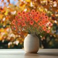 thumbnail image 2 of Artificial Fall Flowers Outdoors, 25 Bundles Autumn Fake Silk Flowers Plants Faux Fall Decorations for Home Outside Yard Garden Porch Patio Decor, Multicolor, 2 of 9