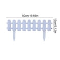 thumbnail image 3 of Garden Border Fence Panel • Outdoor Landscaping Edging Barrier • Easy Install Interlocking Design • Ground Stakes • Flower Bed, Walkway, Lawn, Driveway Boundary Guard, 3 of 6