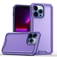 thumbnail image 2 of For Apple iPhone 11 (6.1") Modern Fused Hybrid Armor Hard PC TPU Rubber Shockproof Drop Protection Impact Cover ,Xpm Phone Case [ Purple ], 2 of 5