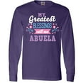 thumbnail image 3 of Inktastic My Greatest Blessings Call Me Abuela with Flowers Long Sleeve T-Shirt, 3 of 5