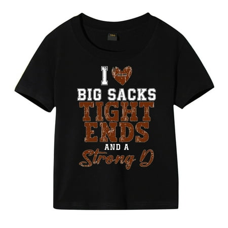 

MQLKF Toddler Girls Boys Short Sleeve Rugby Letter Prints Tops T Shirt Clothes Fashion Outwear Beautiful Comfortable Girls T Shirts