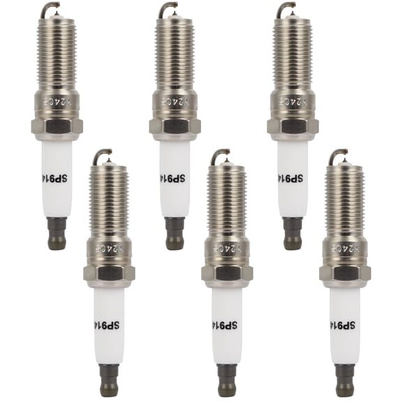 SCITOO Platinum Iridium Spark Plugs for Chevrolet for Silverado 1500, Express 2500/3500, Trailblazer & for GMC Sierra, Savana, Envoy & for Buick Rainier & for Isuzu Ascender 91418 6 Pcs