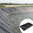 thumbnail image 1 of Heavy Black Rubber Sheet (2M x 3M) Fish Pond Liner Garden Pools HDPE Membrane, 1 of 5