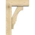 thumbnail image 3 of Ekena Millwork 8"W x 24"D x 36"H Balboa Block Rough Sawn Bracket w/ Offset Brace, Douglas Fir, 3 of 25