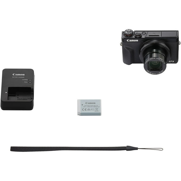  Canon PowerShot G7X Mark III 20.1MP 4K Digital Camera Vlogger  Bundle (Black) with 4.2X Optical Zoom Lens 24-100mm f/1.8-2.8 Black  3637C001 with 64GB Memory, Tripod, Camera Bag, HDMI Cable, 