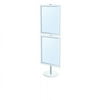 Testrite Visual Products FSP222-B Futura Perfex SignFrames Futura Perfex Signframes- Silver