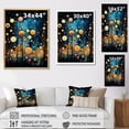 thumbnail image 4 of Designart "Blue Black modern Odyssey" Abstract Floater Framed Canvas Art Print, 4 of 7