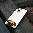 thumbnail image 4 of FINCIBO Soft Rubber Protector Cover Case for Apple iPhone 13 6.1" 2021 (NOT FIT Apple iPhone 13 mini 5.4" 2021/iPhone 13 Pro 6.1" 2021/iPhone 13 Pro Max 6.7" 2021), Animal Pug Puppy Dog, 4 of 5