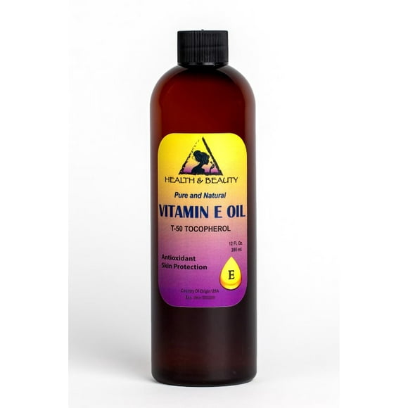 Tocopherol t-50 vitamin e oil anti aging premium natural pure 12 oz