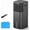 black, variant on AEROZY Large Room Evaporative Air Cooler, 1800 cfm Cooling, with Water Tank, with 120° Oscillation, 15-Hour Timer, 4 Modes & 3 Speeds for Indoor Use