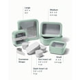 thumbnail image 3 of Juego de recipientes de almacenamiento de alimentos de vidrio de alcaravea, 14 piezas con tapas, 3 of 7
