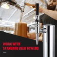thumbnail image 2 of 2X Robinet à Café en Acier Inoxydable Azote, Robinet de Tour de Bière pour Infusion à Froid, 2 of 6