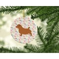 thumbnail image 2 of Norfolk Terrier Merry Christmas Ceramic Ornament 2.8 in x 2.8 in, 2 of 3