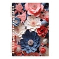 thumbnail image 2 of A5 Notebook, Single Back Sheet Printed on One Side, 60 Sheets Beautiful Paper Cuttings Flowers, 2 of 8