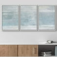 thumbnail image 2 of wall26 Framed Canvas Print Wall Art Set Minimal Pastel Blue Paint Stroke Landscape Abstract Shapes Illustration Modern Art Decorative Multicolor for Living Room, Bedroom, Office - 16"x24"x3, 2 of 5