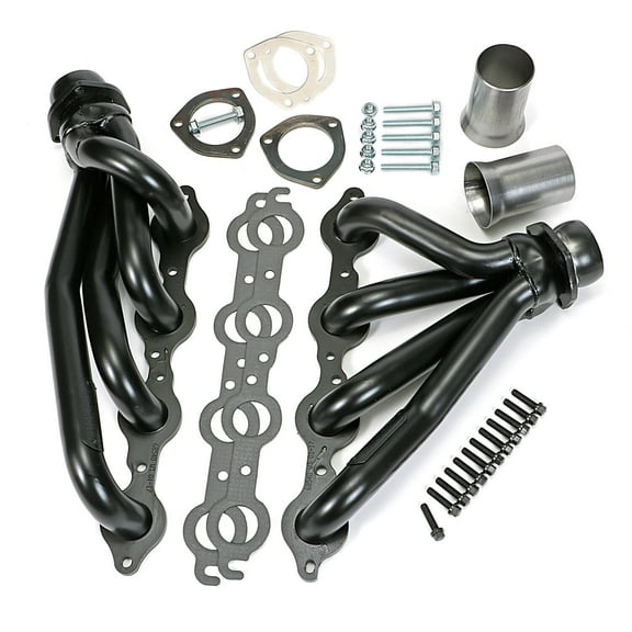 Hedman Hedders 68540 Standard Duty Uncoated Headers Fits select: 1966-1967 CHEVROLET MALIBU, 1966-1967 PONTIAC GTO